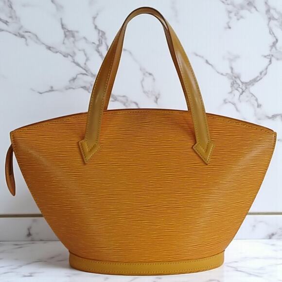 Louis Vuitton Epi Saint Jacques Handbag, Yellow with Dust Bag - Picture 4 of 16